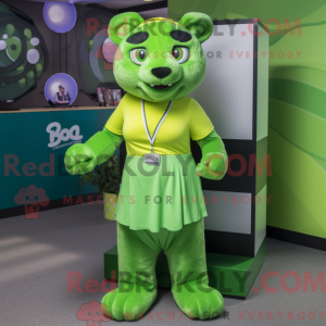 Costume mascotte Puma vert...