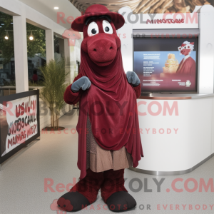 Maroon Mare máscara...