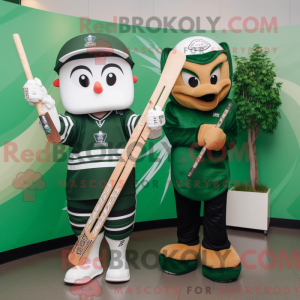 Forest Green Kij hokejowy...