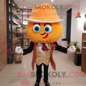 Postava maskota Peach Fried...