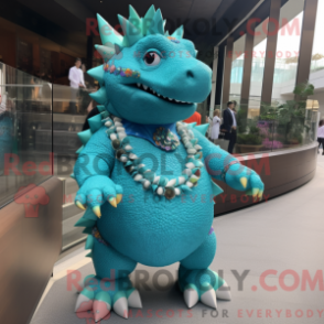 Máscara turca de anquilossauro figura de dragão com macacão e braçadeira - Mascotes Anquilossauro - RedBrokoly.com