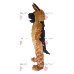 Gigantisk brun og svart tysk Shepherd-maskot - Redbrokoly.com