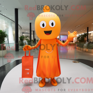 Oransje anheng maskot...