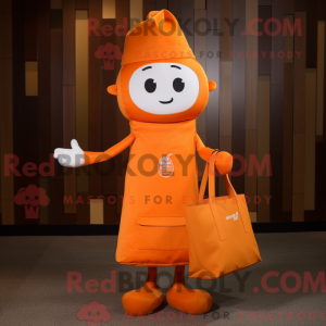 Oransje anheng maskot...
