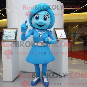Disfraz de mascota Sky Blue...