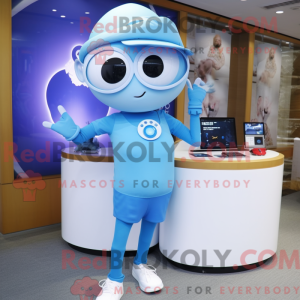 Disfraz de mascota Sky Blue...