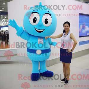 Disfraz de mascota Sky Blue...