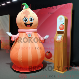 Peach Hourglass Maskottchen...