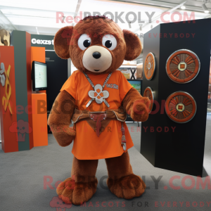 Rust Celtic Cross mascot...