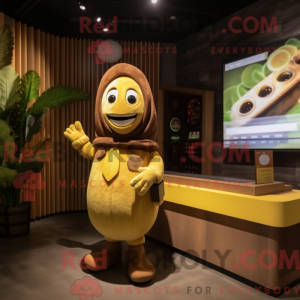 Mascotte de personnage de...