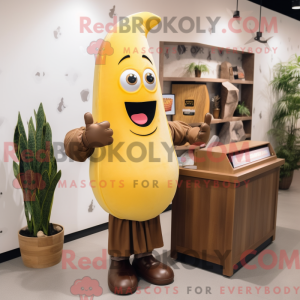 Brun Baa maskot kostume...