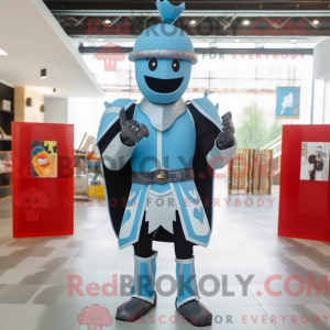 Sky Blue Medieval Knight...