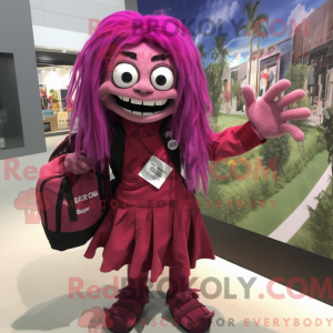 Postava maskota Magenta...