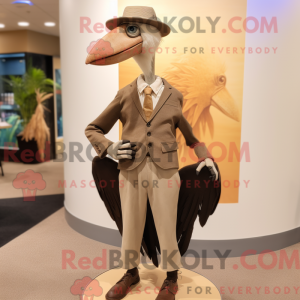 Tan Archeopteryx mascot...