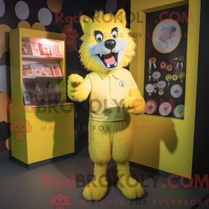 Citrongul varulv maskot...