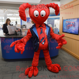 Postava maskota Red Lobster...