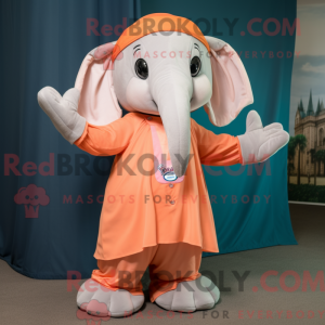 Máscara de elefante pêssego...