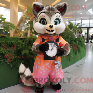 Postava maskota Peach Civet...