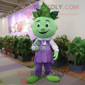 Lavendel spinat maskot...