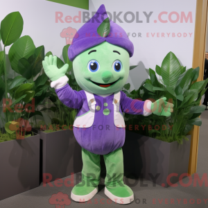 Lavendel spinat maskot...