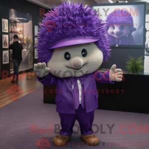 Máscara Purple Hedgehog com...