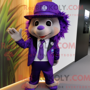 Máscara Purple Hedgehog com...