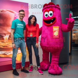 Disfraz de mascota Magenta...