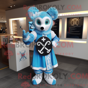 Sky Blue Celtic Cross...