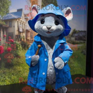 Blå Dormus maskot drakt...