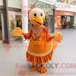 Postava maskota Orange...