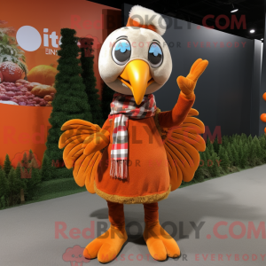 Oranje Turkije mascotte...