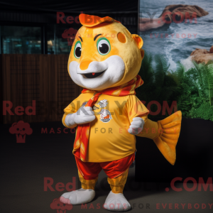 Gold Fish Tacos mascot...