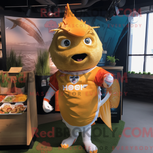Costume de mascotte Gold...