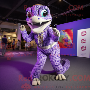 Lilla Python maskot kostume...