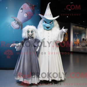 White Witch S Hat mascot...