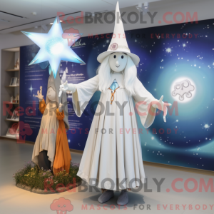 White Witch S Hat mascot...