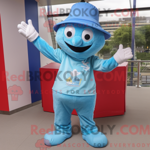 Disfraz de mascota Sky Blue...