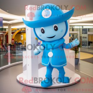 Costume mascotte Gyro bleu...