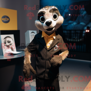 A máscara preta do Meerkat...