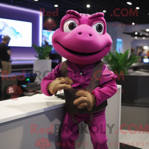 Disfraz de mascota Magenta...