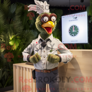 Costume mascotte de coqs...