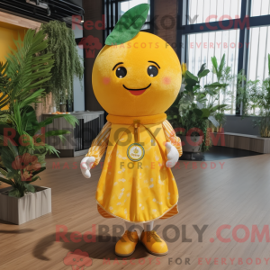 Yellow Grapefruit mascot...