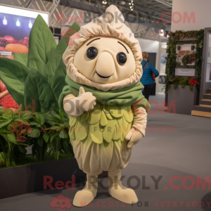 Beige Cabbage Leaf...