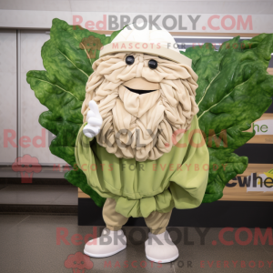 Beige Cabbage Leaf...
