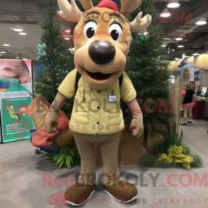 Costume de mascotte d élan...