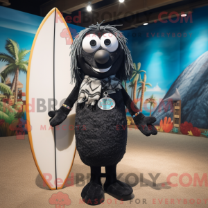 Black Surfboard mascot...