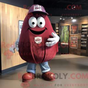 Maroon Eggplant mascot...