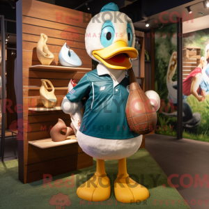Máscara de Teal Duck com...