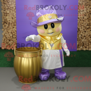 Lavender Pot Of Gold maskot...