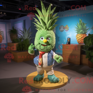 Green Pineapple mascot...